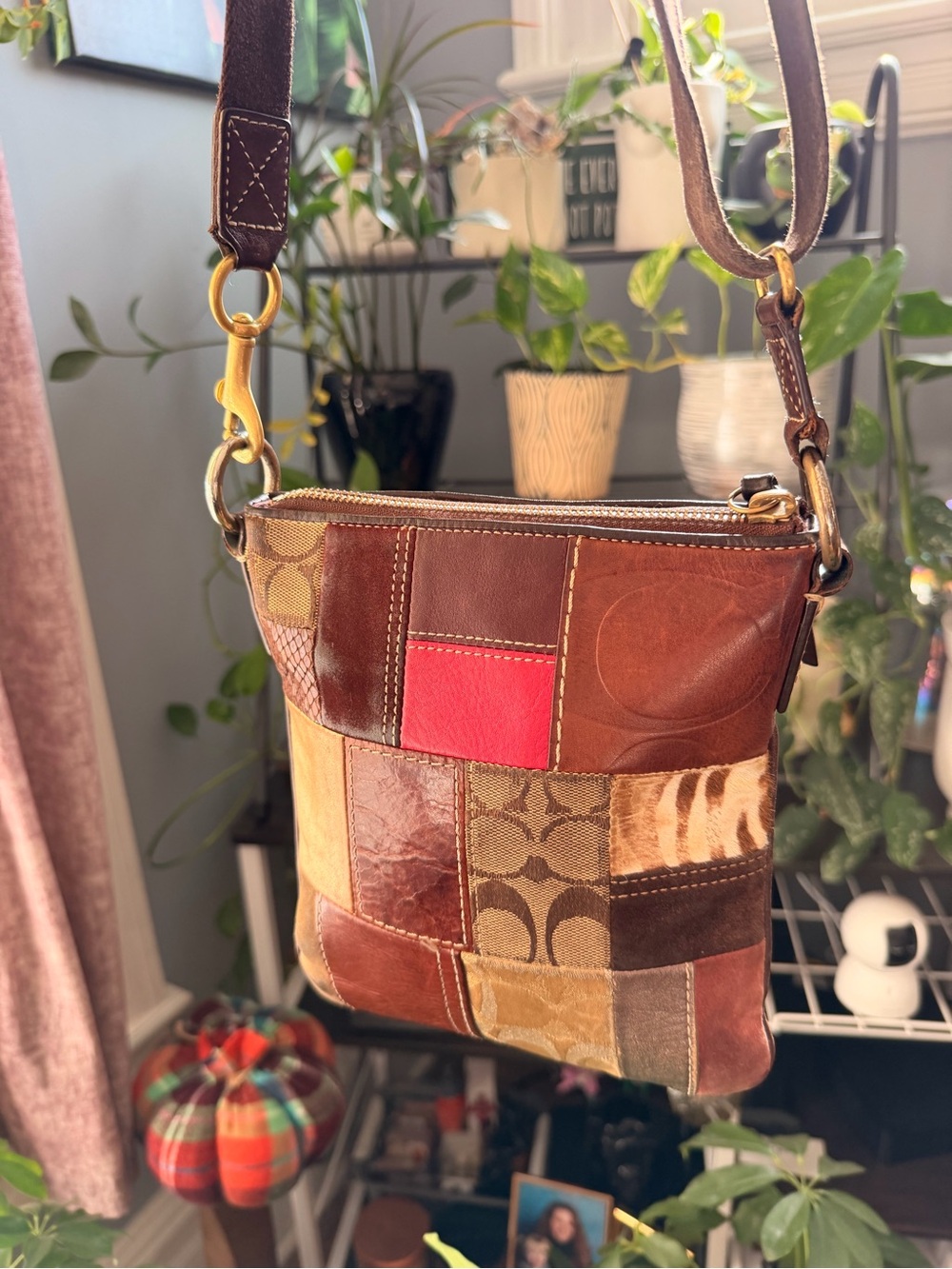 Coach 65th Anniversary Multimedia Patchwork Swingpack